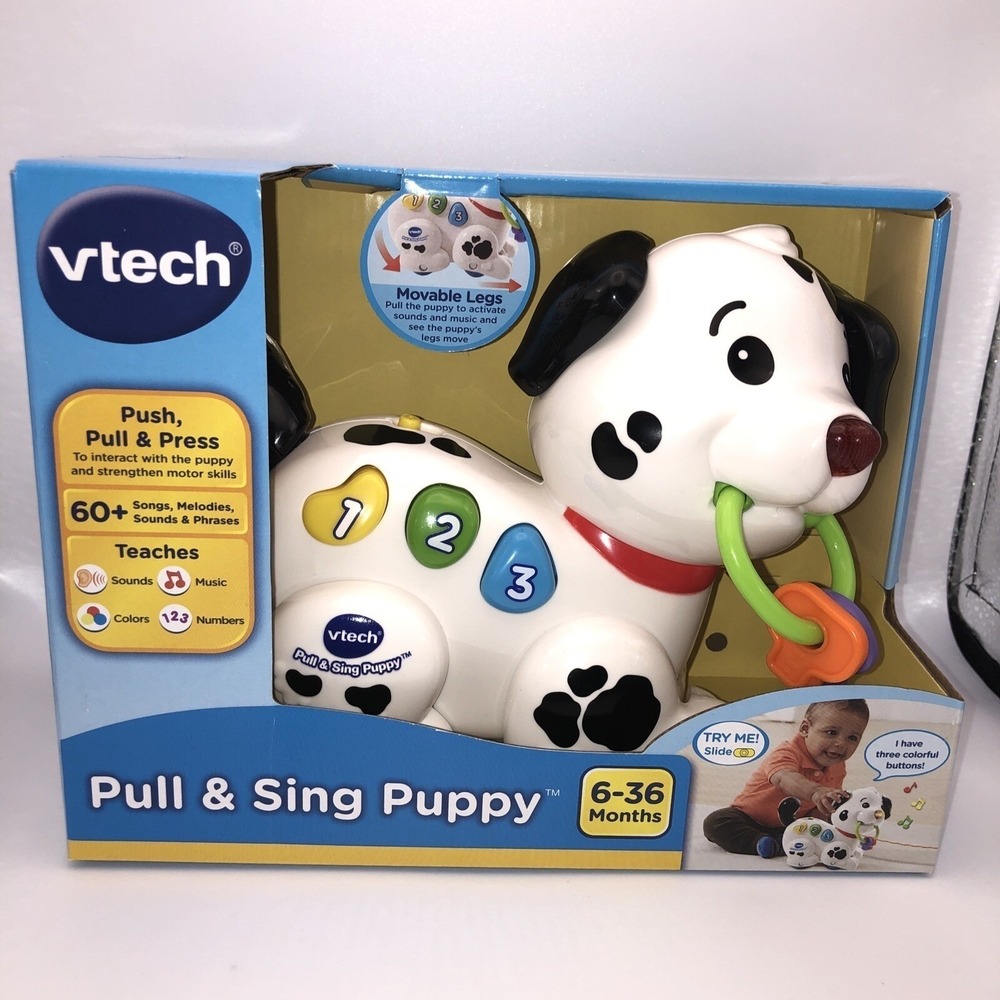 VTech Pull & Sing Puppy Interactive Learning‎ Walking Toy Dalmatian 6-36 Months